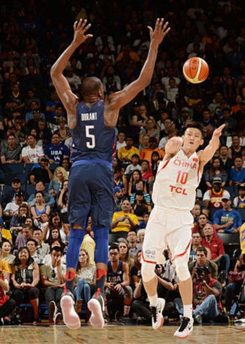 中国对美国篮球2019